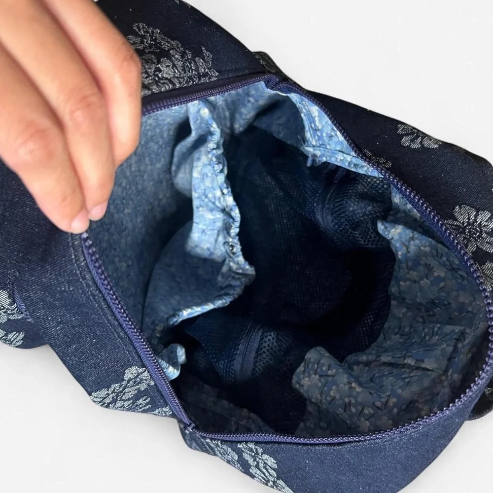 Lucky Brand denim floral Backpack Size Large‎